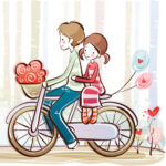 Çift aşıklar yapboz oyunu