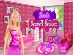 Barbie yatak odasını dekore et