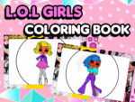 Kızlar için boyama kitabı LOL Aman Tanrım